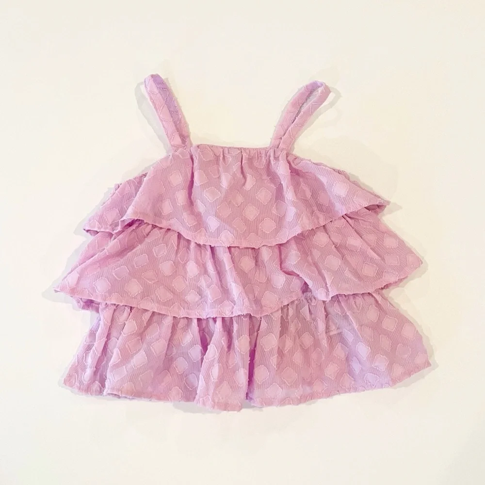 OshKosh 2T lilac tiered top
